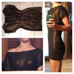 French Connection Boxy Mini - Chocolate Gold